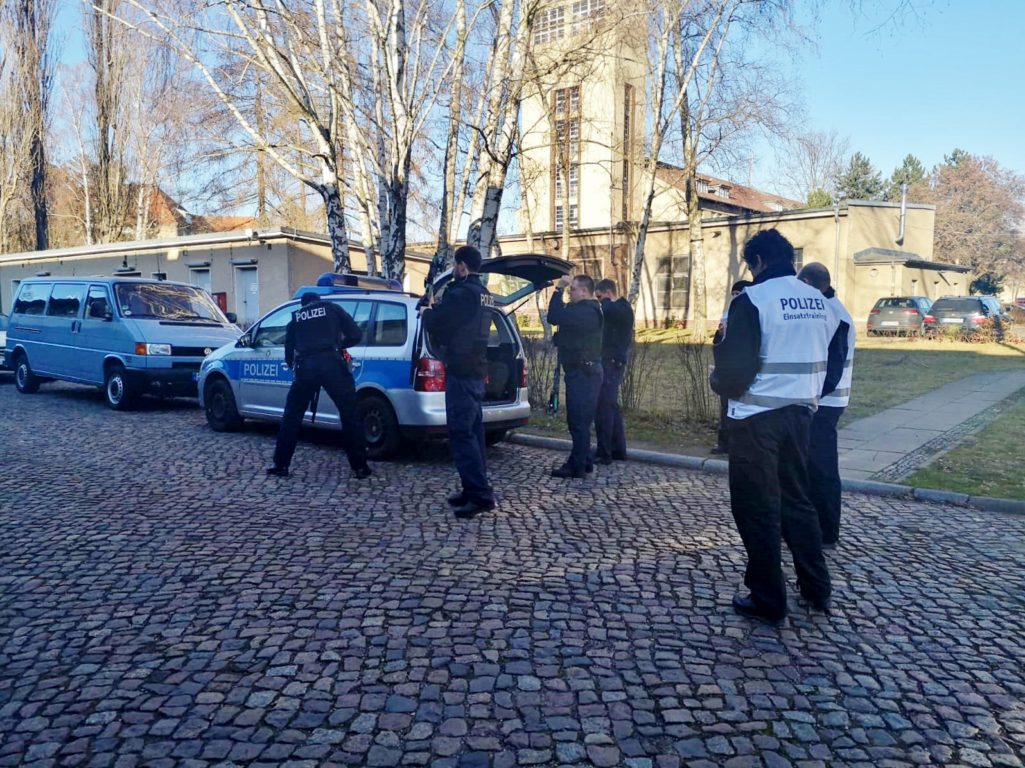 scenario training at the berlin police